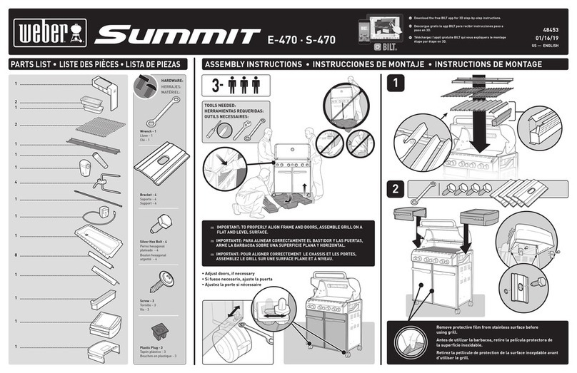 Weber Summit E 470 User manual