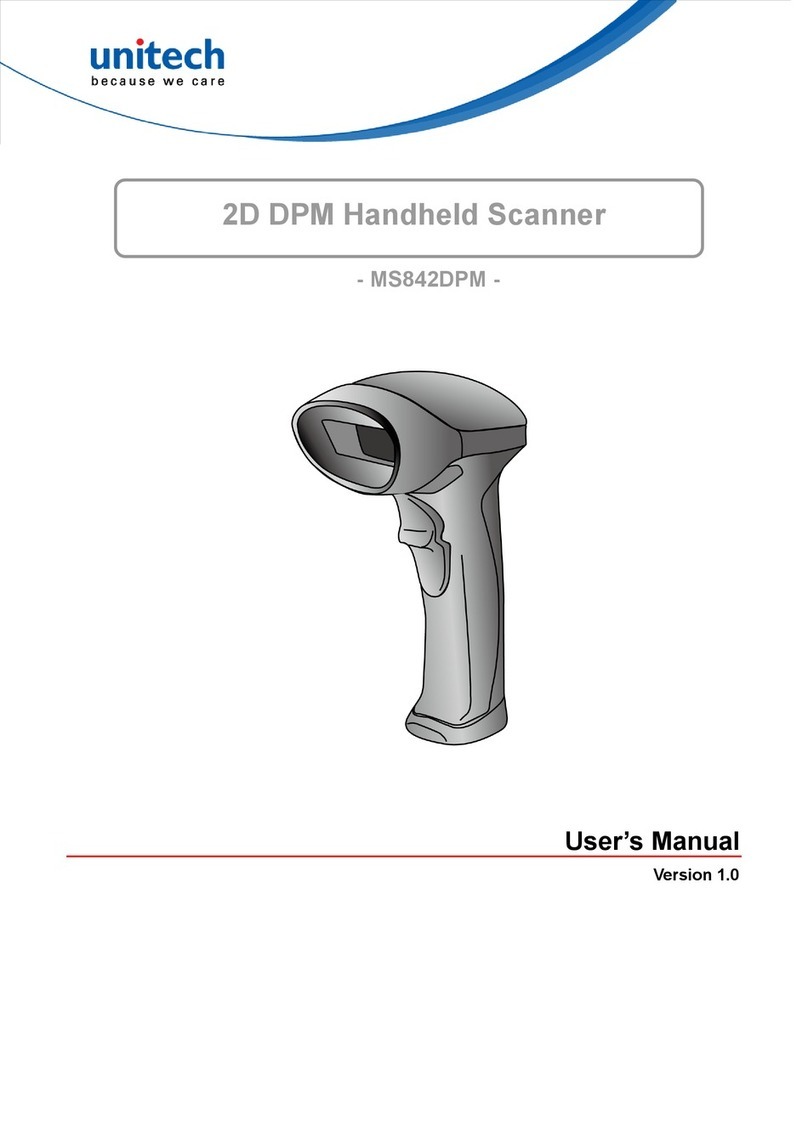 Unitech MS842DPM user manual