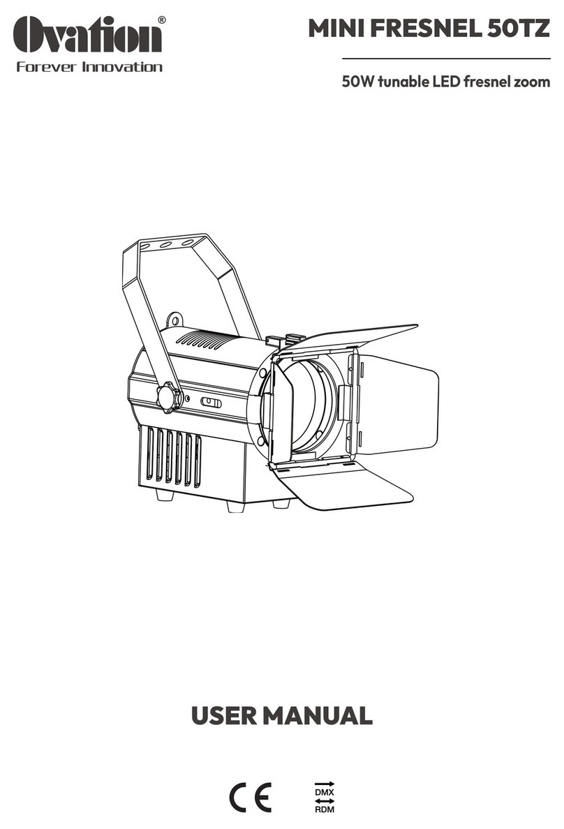 Ovation MINI FRESNEL 50TZ User manual