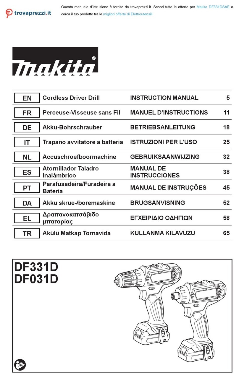 Makita DF331DSAE instruction manual