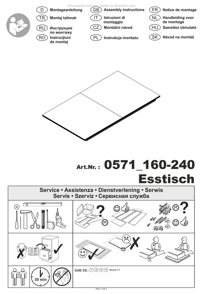 Mäusbacher 0571 160-240 Assembling instructions