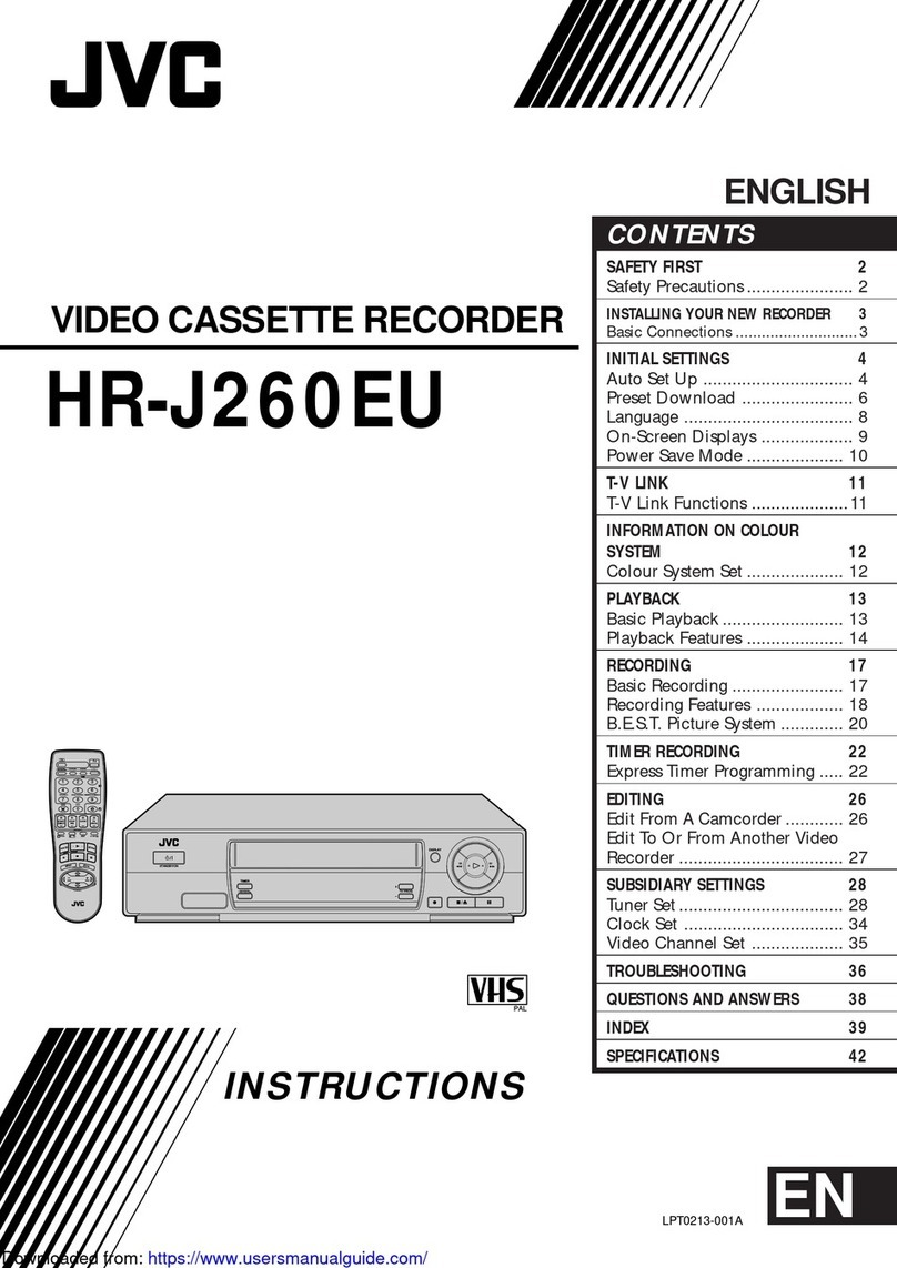 JVC HR-J260EU User manual