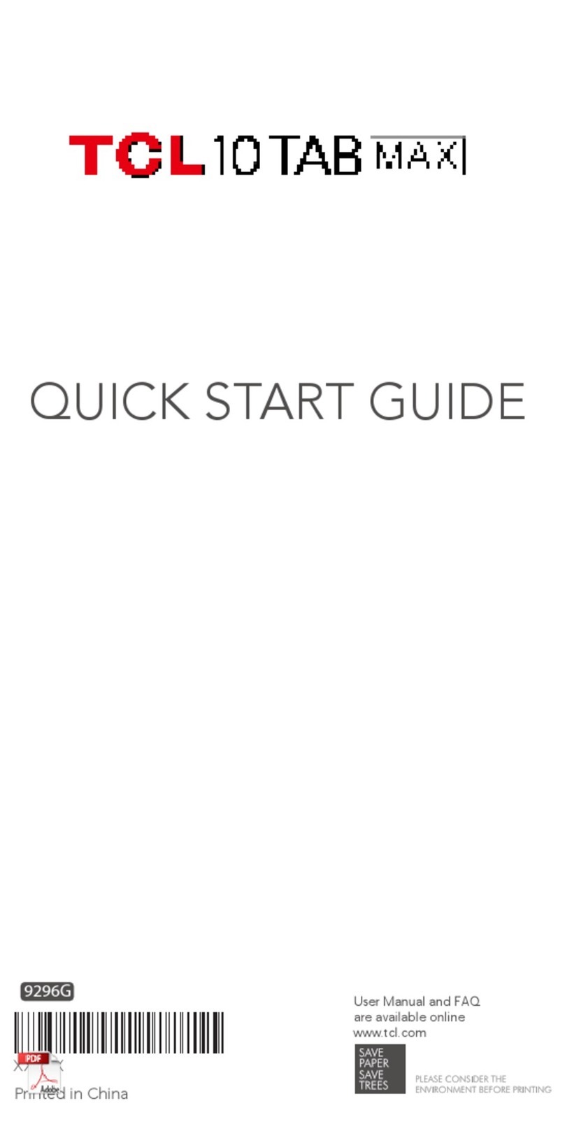 TCL 10 TAB MAX User manual TCL 10 TAB MAX User manual