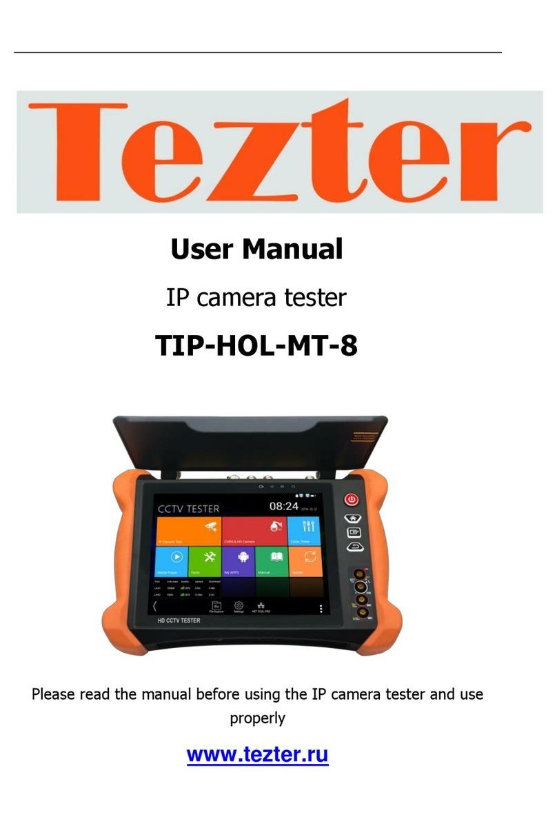 Tezter TIP-HOL-MT-8 User manual