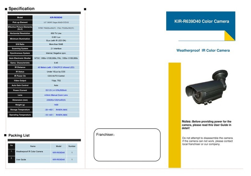 VIDCOM KIR-R639D40 user guide