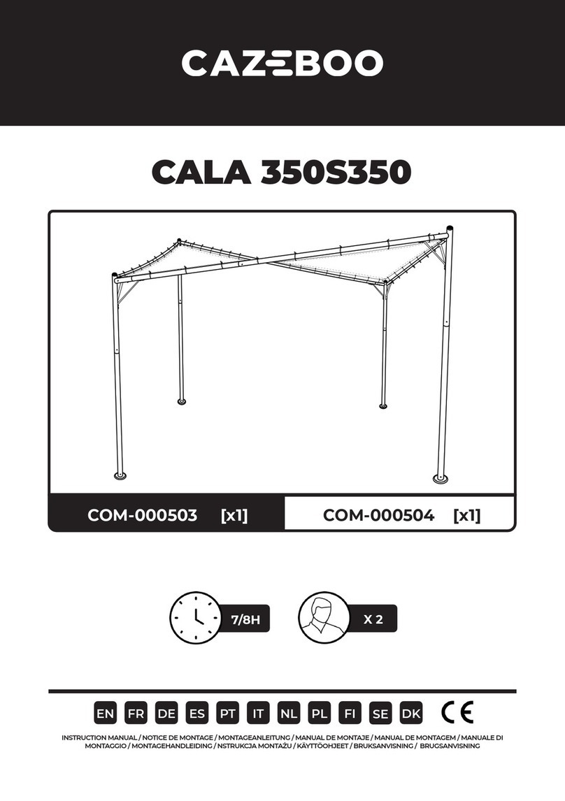 CAZEBOO COM-000503 manual