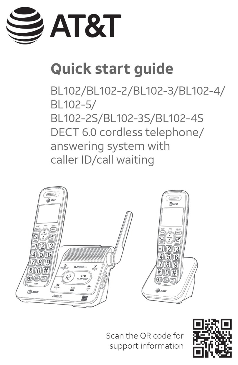 AT&T BL102-2S User manual