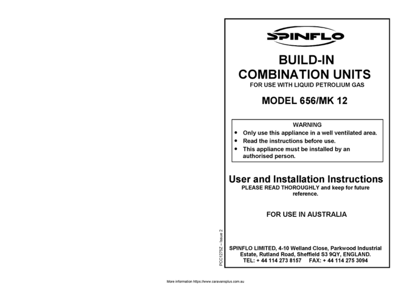 spinflo 656/MK 12 User and installation instructions