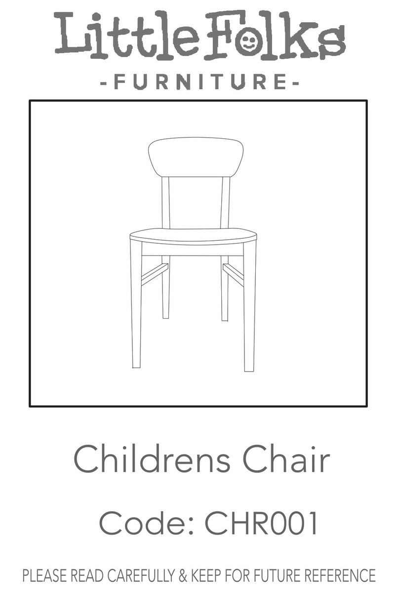 Little Folks Furniture CHR001 manual