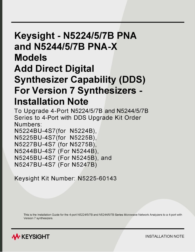 Keysight N5224B PNA Quick start guide