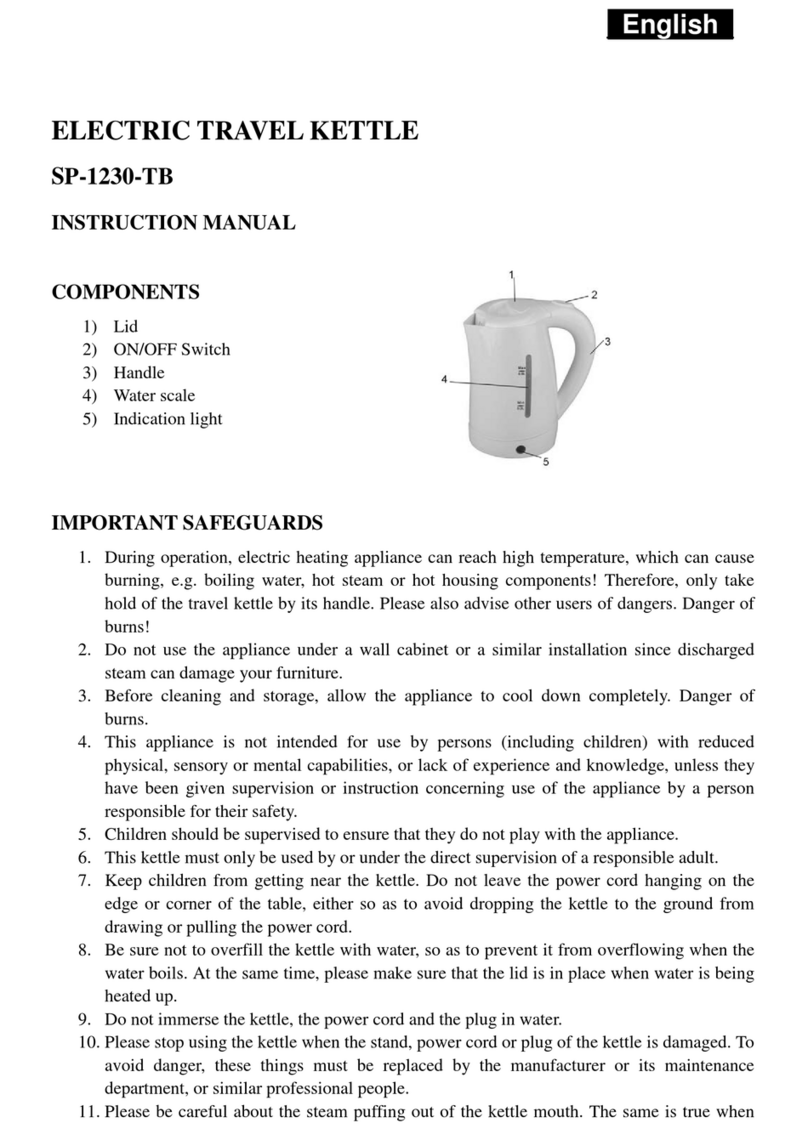 SAPIRHOME SP-1230-TB User manual SAPIRHOME SP-1230-TB User manual