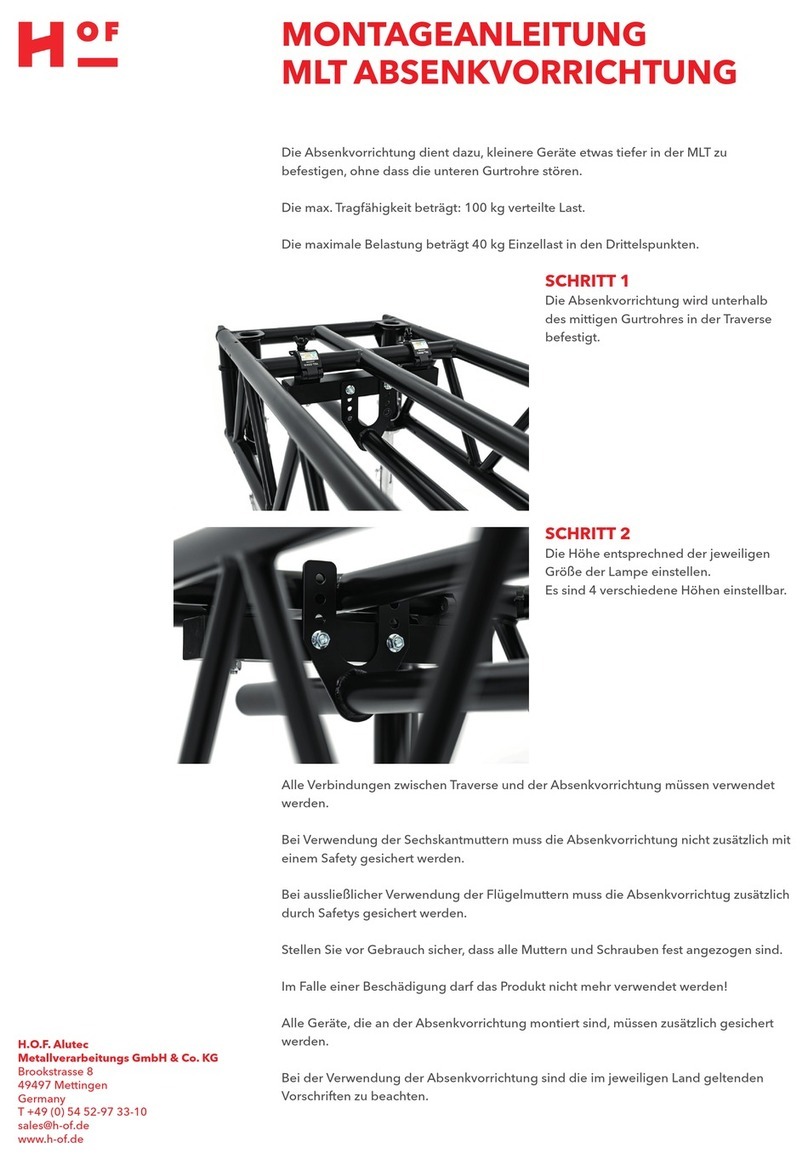HOF MLT TWO installation instructions