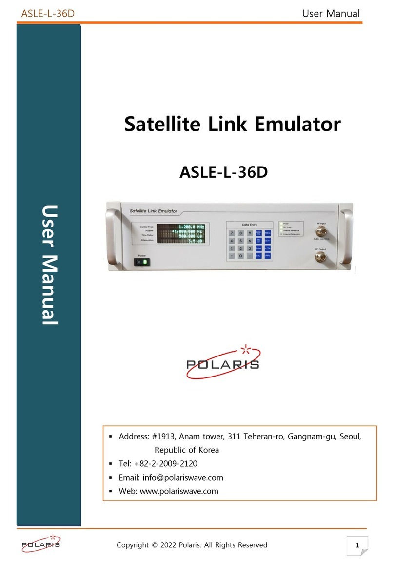 Polaris ASLE-L-36D User manual