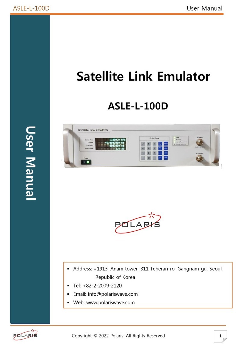 Polaris ASLE-L-100D User manual