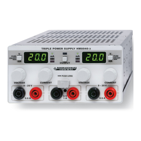 Hameg HM8040-3 User manual