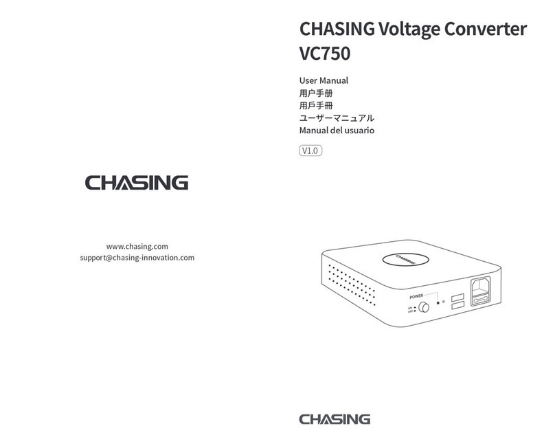 Chasing VC750 user manual