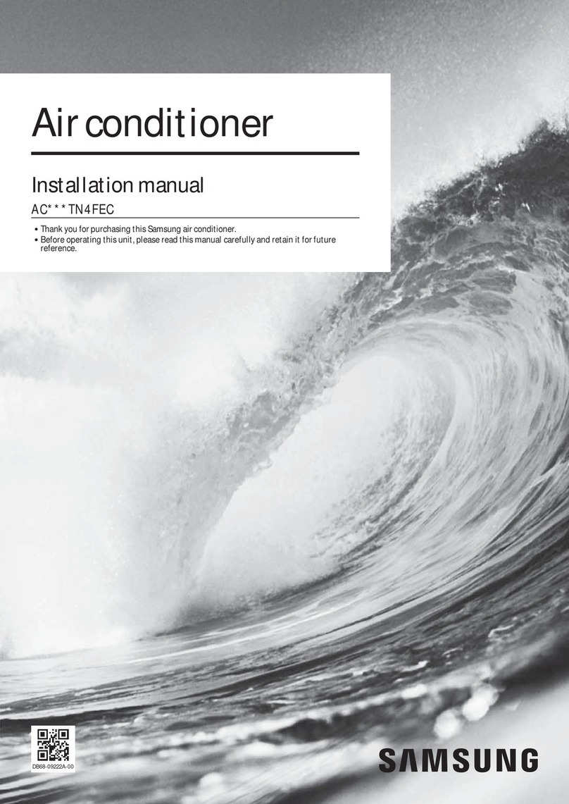 Samsung AC TN4FEC Series User manual Samsung AC TN4FEC Series User manual