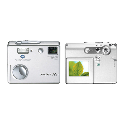 Konica Minolta DiMAGE X31 User manual