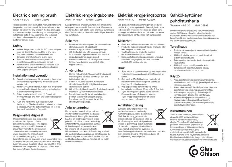 Clas Ohlson CZE99 manual