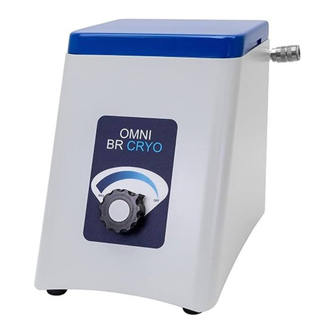 Omni Bead Ruptor Cryo Cooling Unit user manual