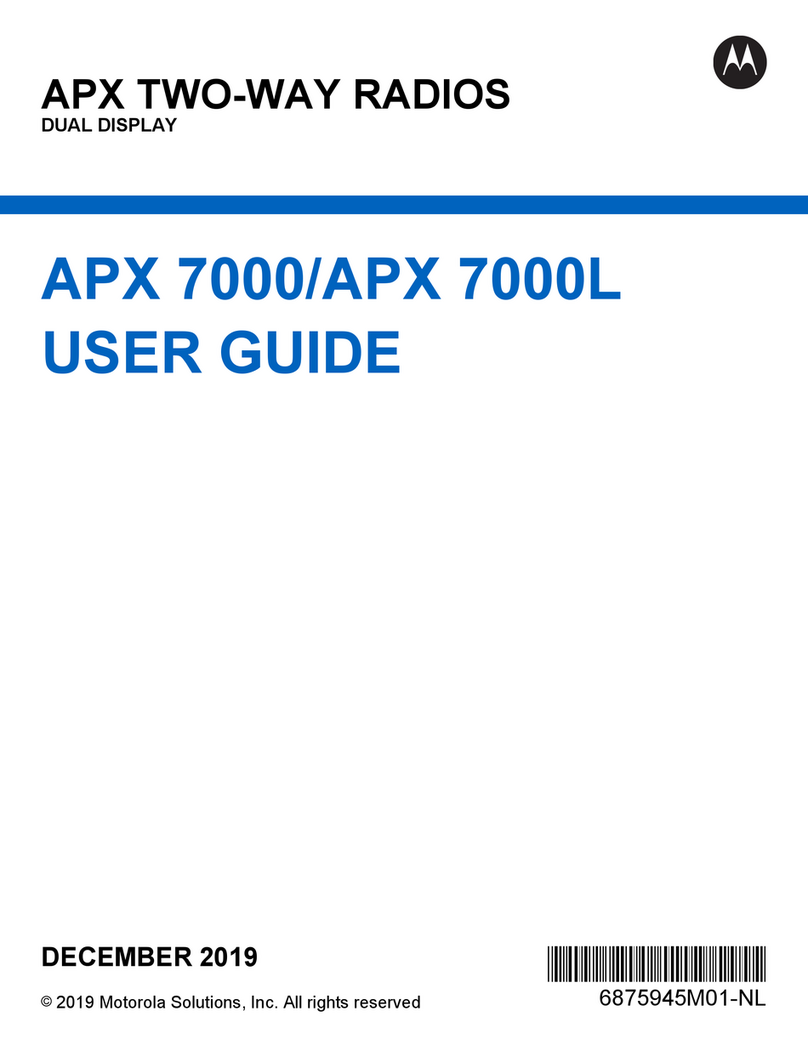 Motorola solutions APX 7000 User manual