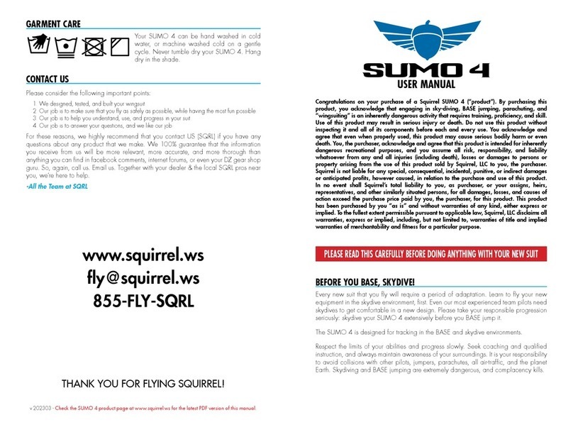 Squirrel SUMO 4 User manual