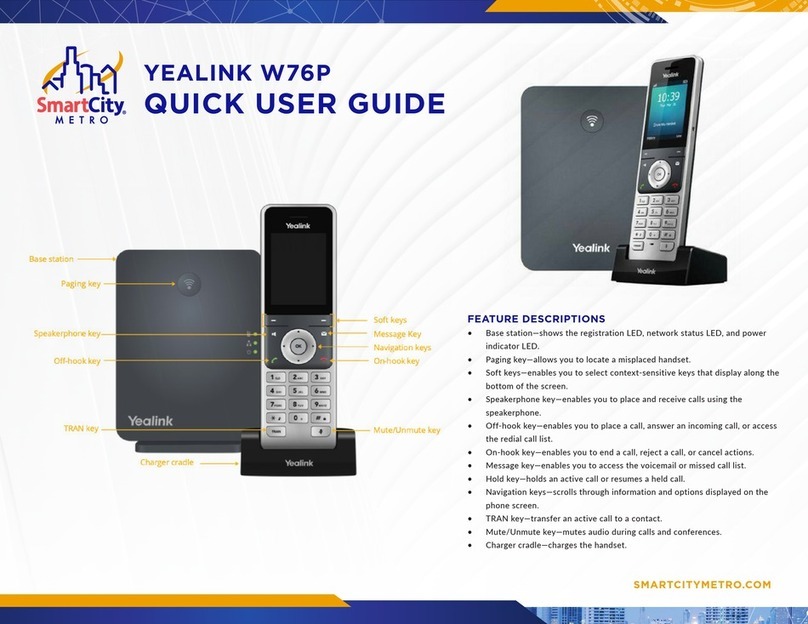 Yealink W76P Instruction manual