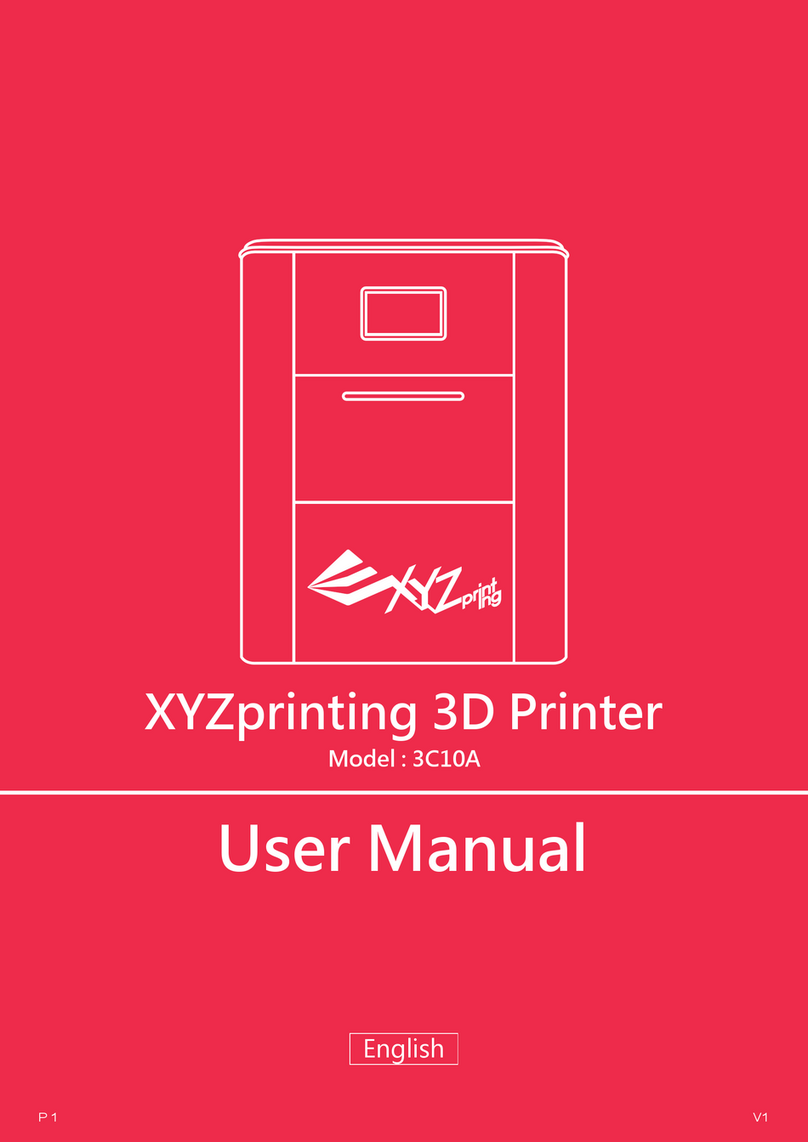 XYZ Printing 3C10A user manual