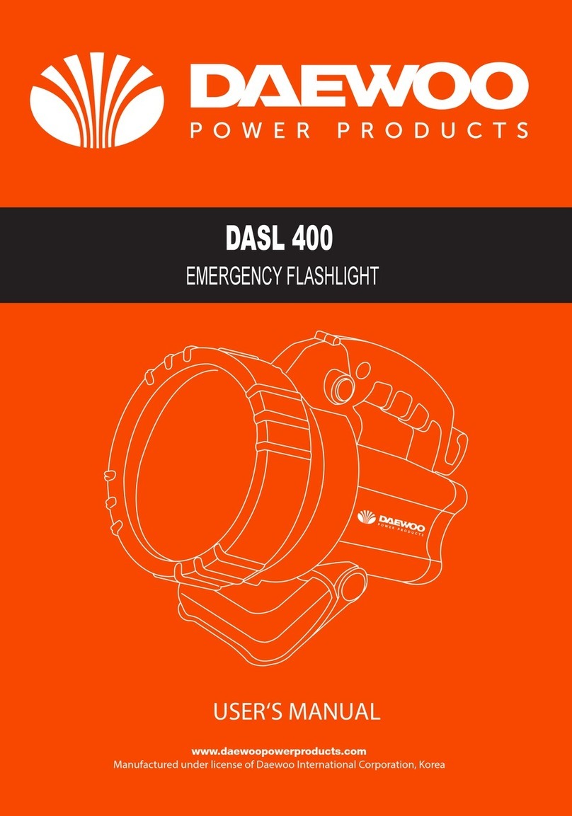 Daewoo DASL 400 User manual
