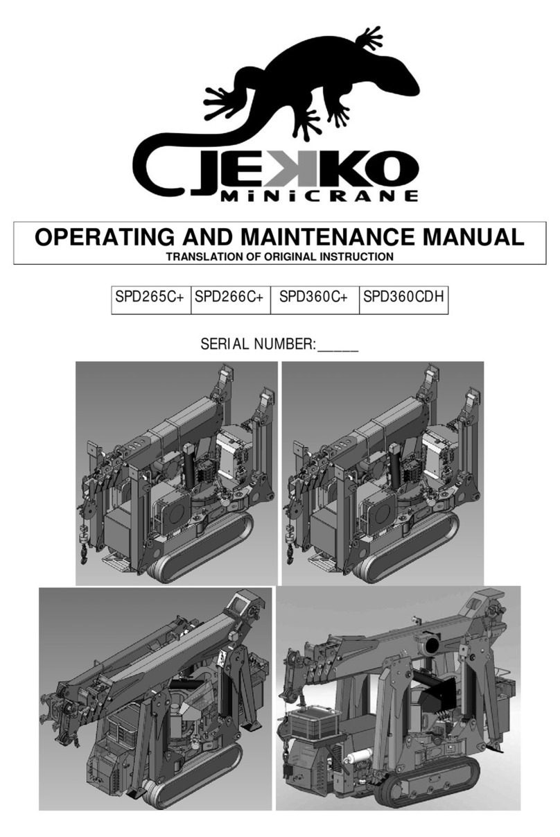 JEKKO SPD265C+ Operating and maintenance manual