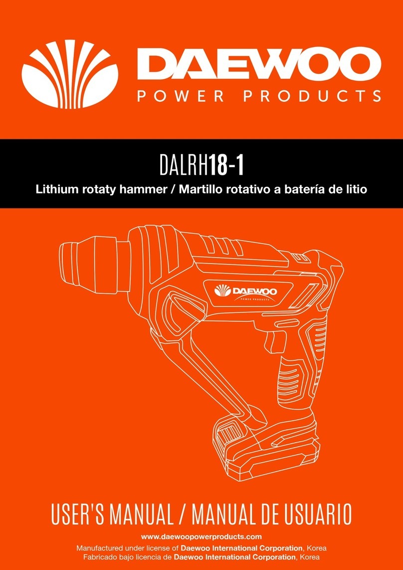 Daewoo DALRH18-1 user manual
