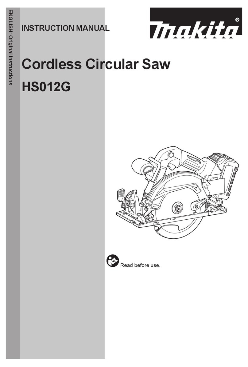 Makita HS012GZ User manual Makita HS012GZ User manual