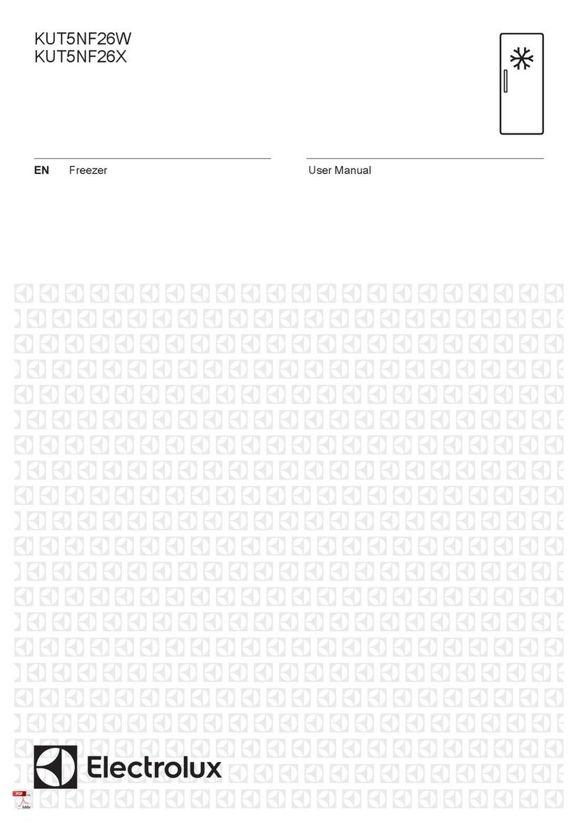 Electrolux KUT5NF26W user manual