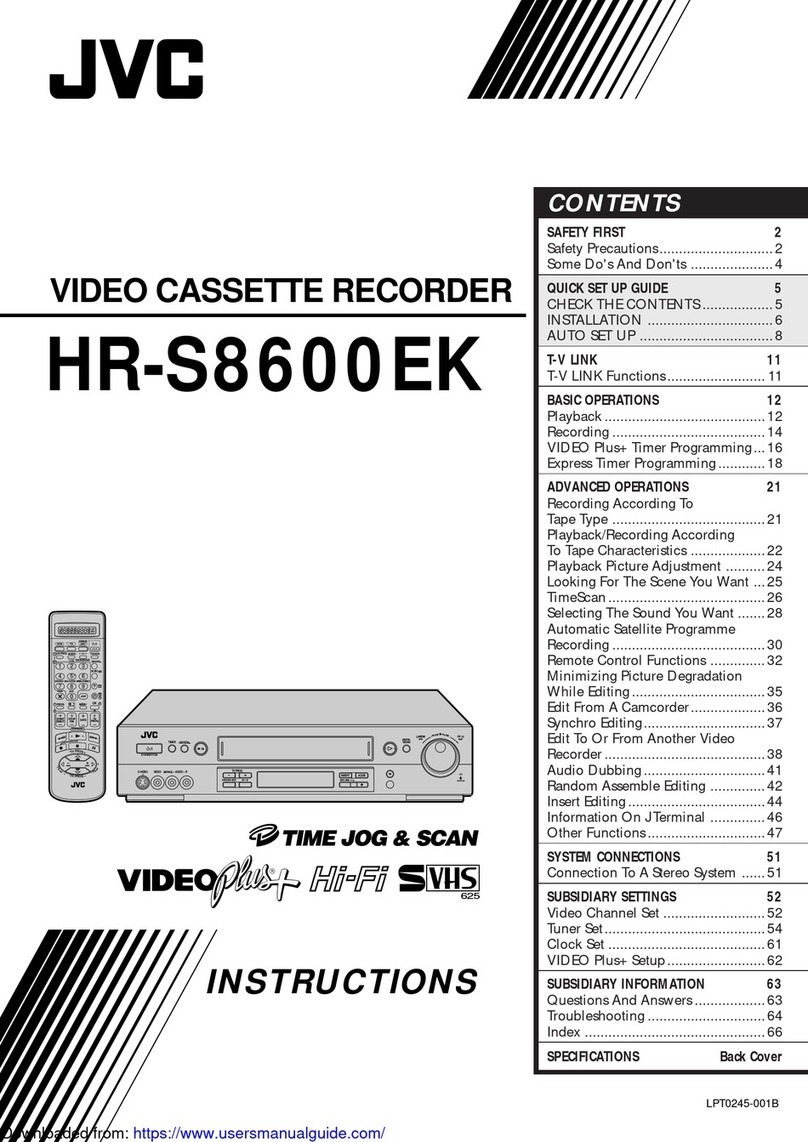 JVC HR-S8600EK instructions