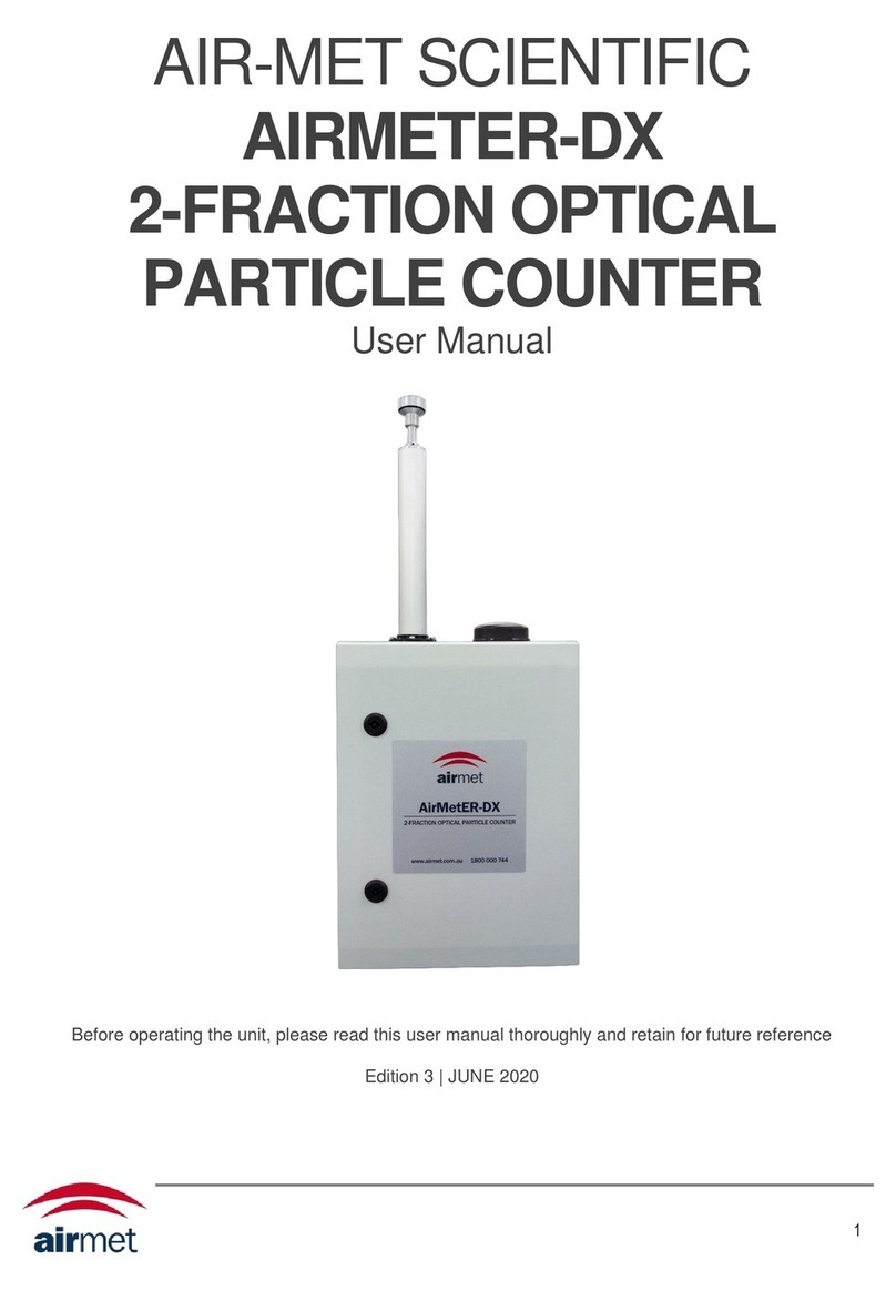 Air-Met AirMetER-DX user manual