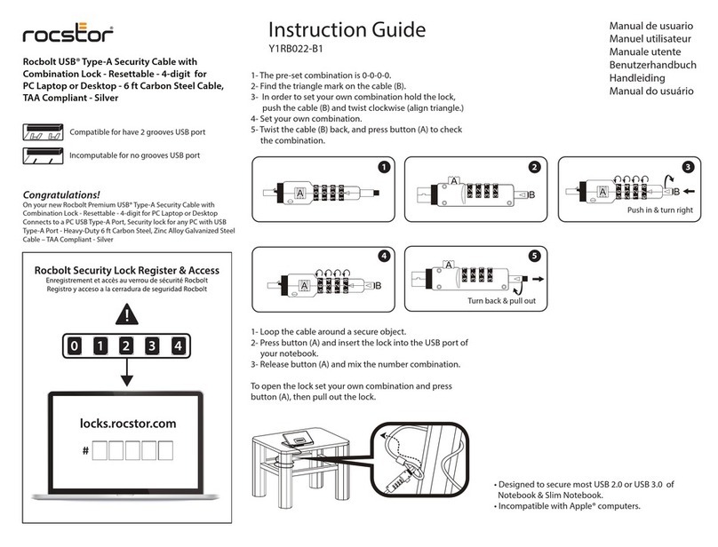 Rocstor Y1RB022-B1 Instruction guide Rocstor Y1RB022-B1 Instruction guide