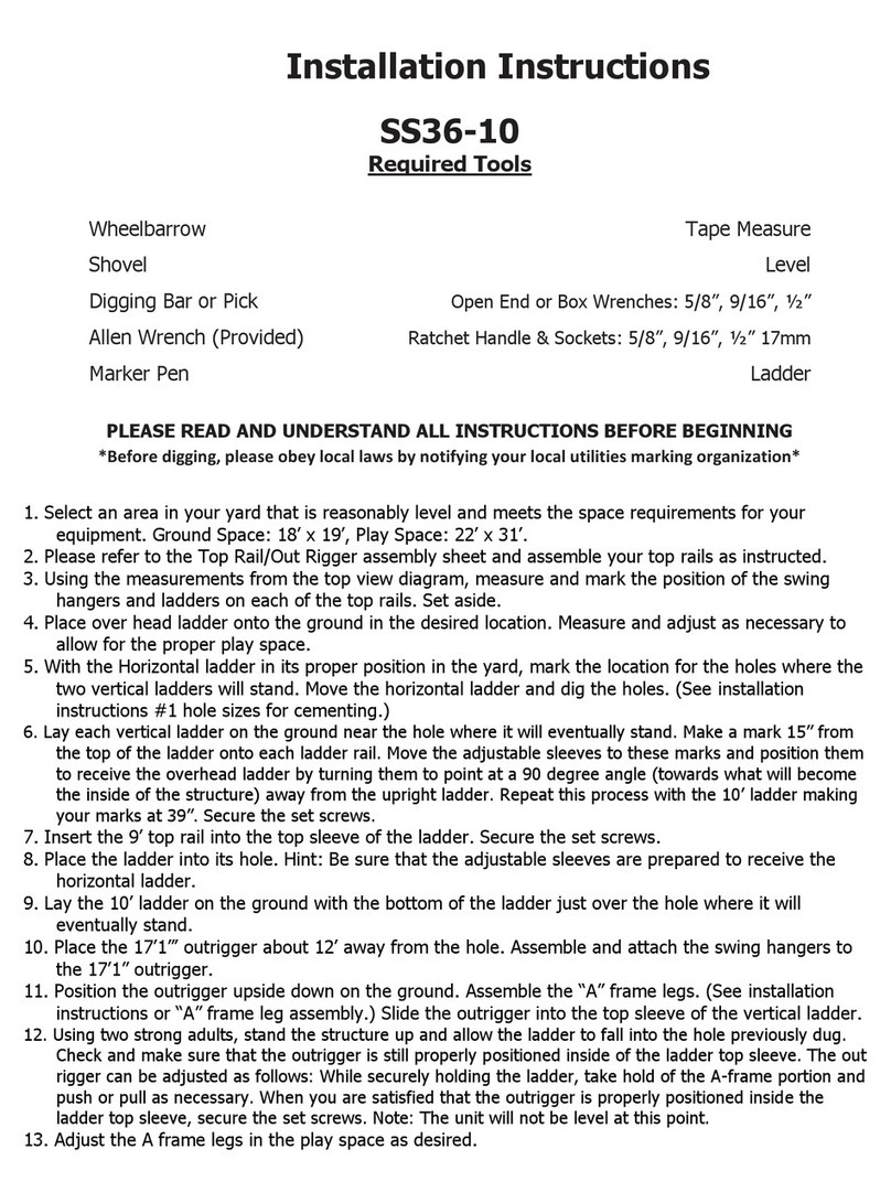 Component Playgrounds SS36-10 User manual