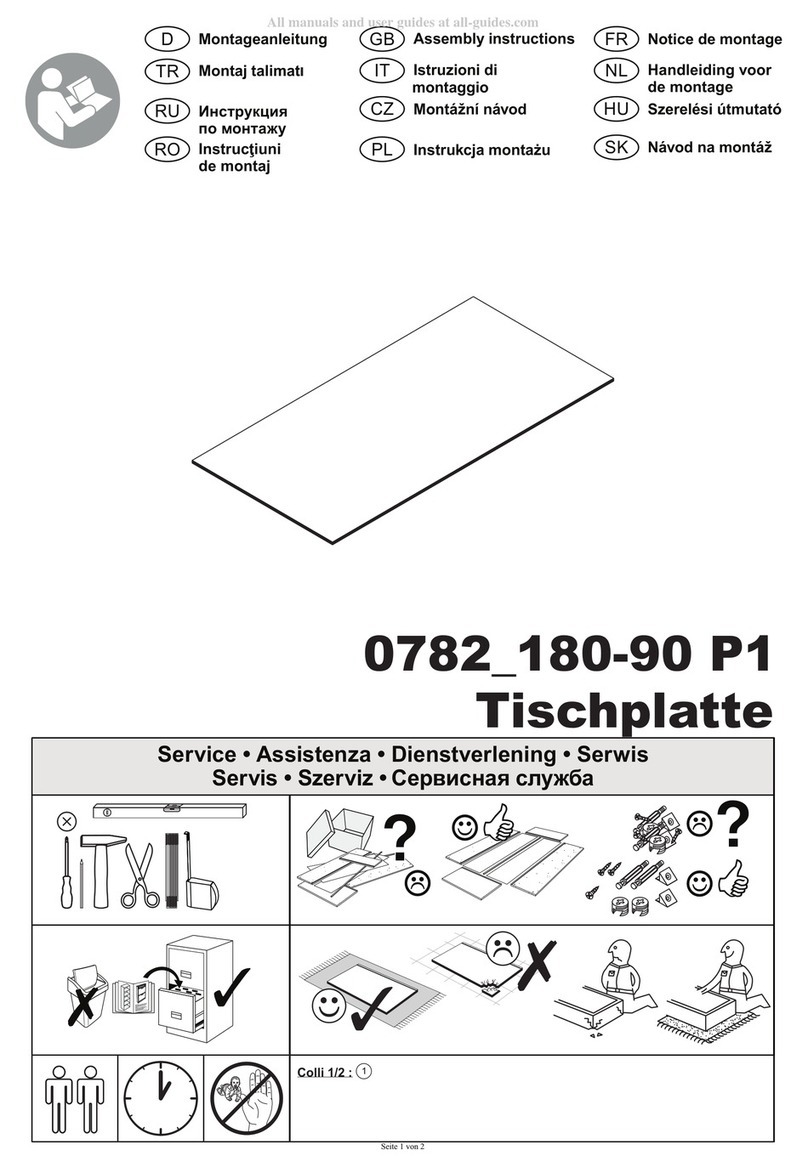Mäusbacher 0782 180-90 P1 Assembly instructions
