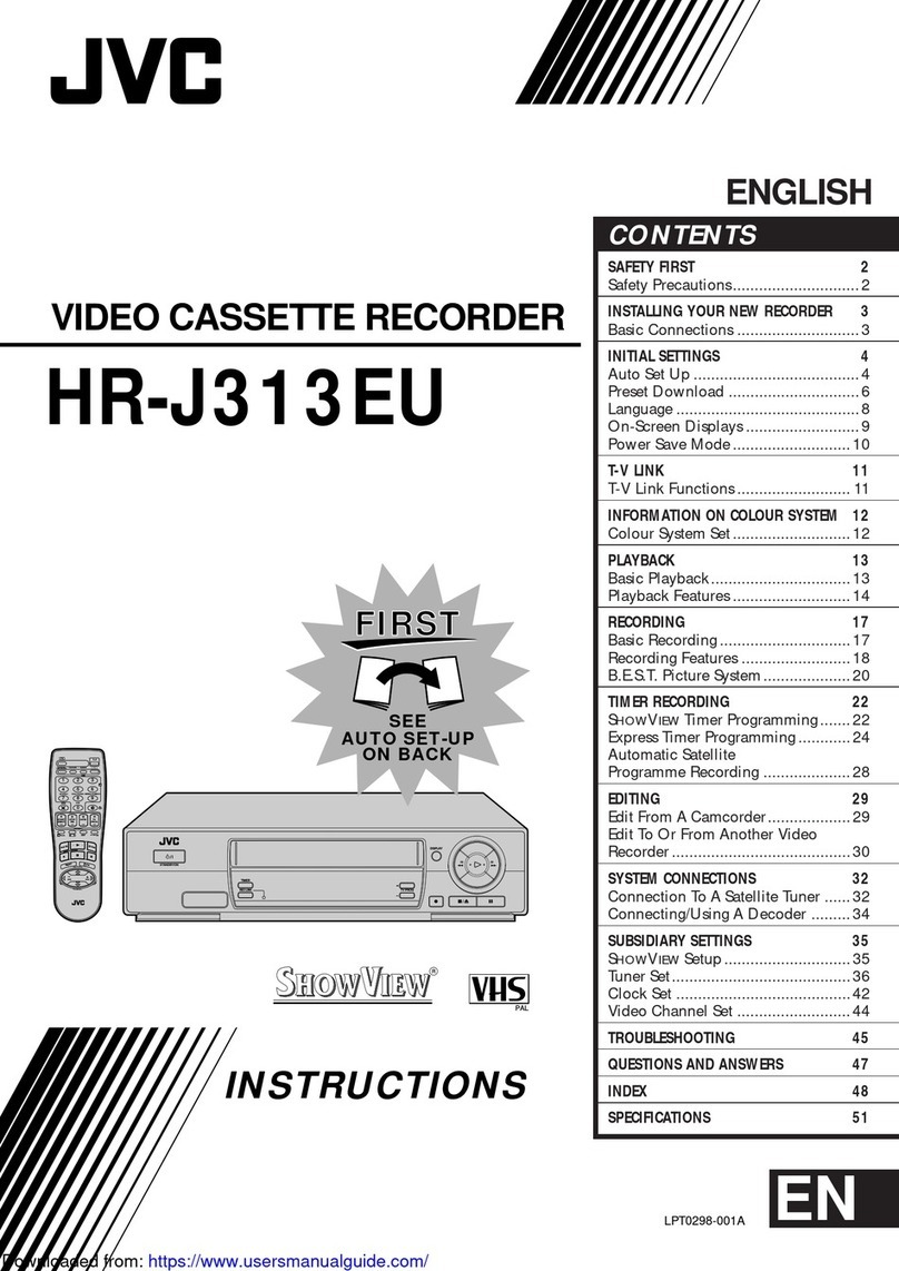 JVC HR-J313EU User manual