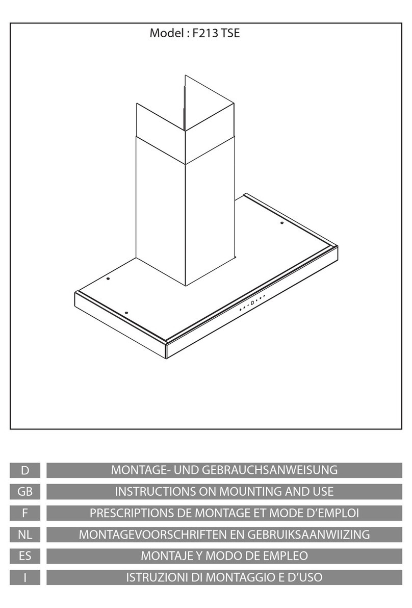 AIRFORCE F213 TSE Instruction on mounting and use