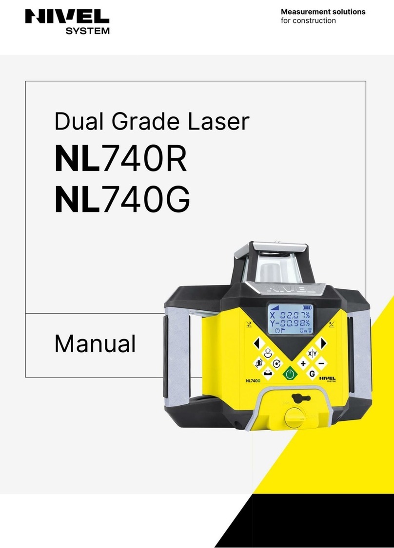 Nivel System NL740R User manual