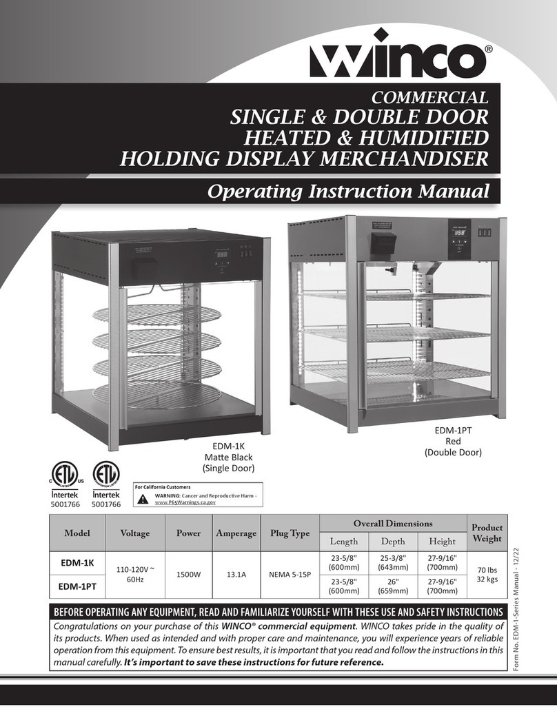Winco EDM-1PT Instruction Manual