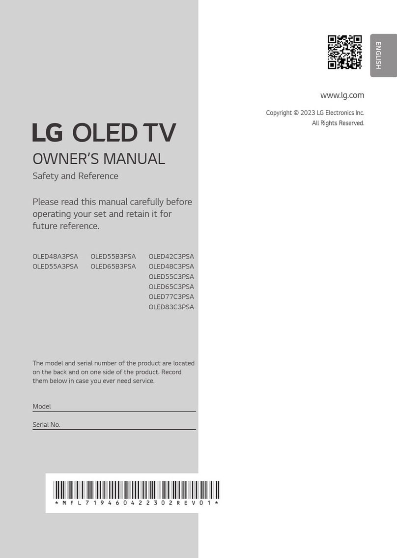 LG OLED48A3PSA User manual