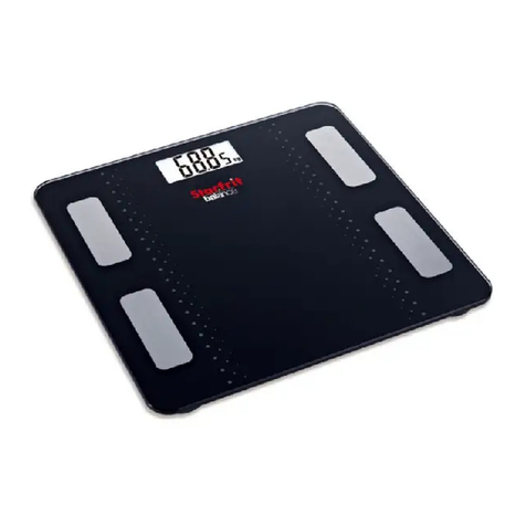 STARFRIT Bluetooth Body Analysis Smart Scale Instructions for use