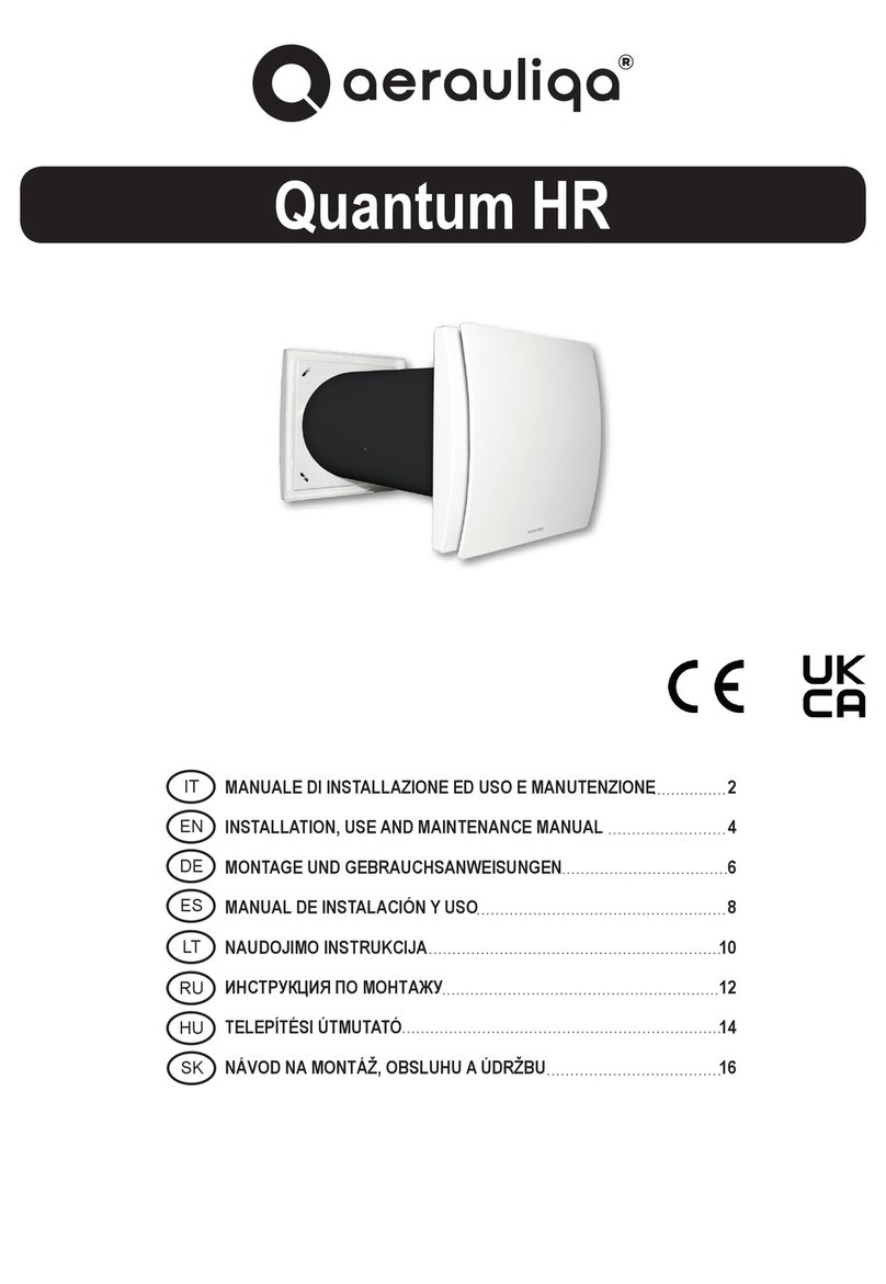 aerauliqa Quantum HR User manual
