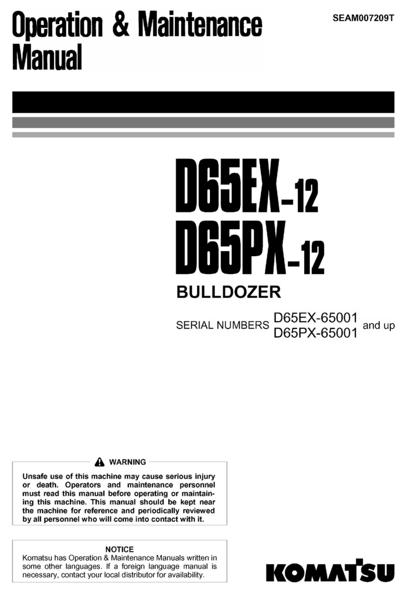 Komatsu D65EX-12 Operation & maintenance manual