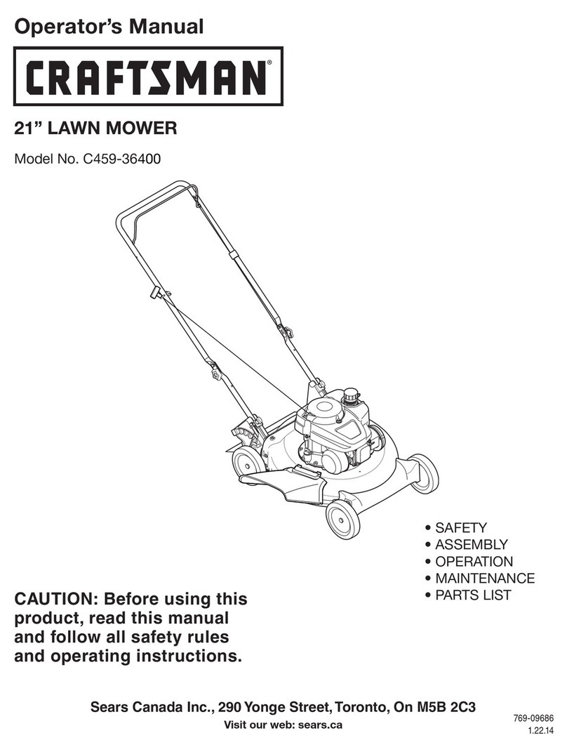 Craftsman C459-36400 User manual