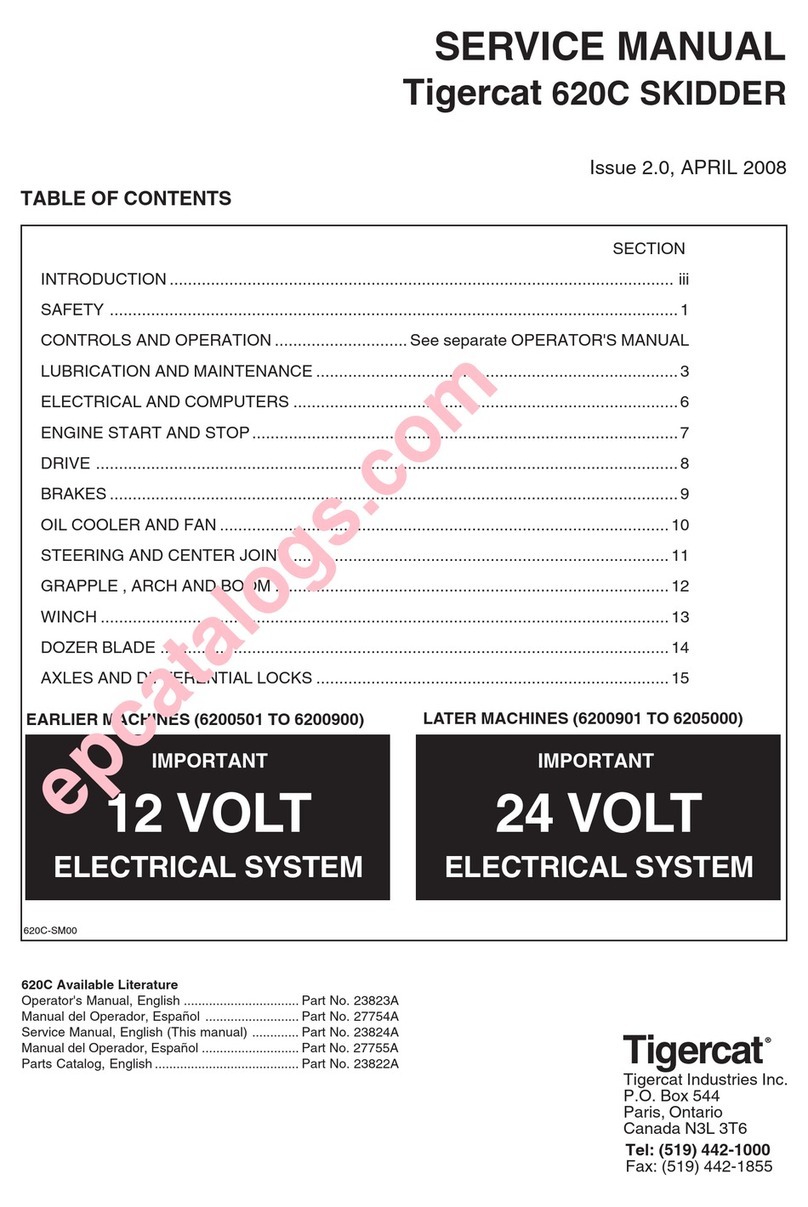 Tigercat 620C User manual