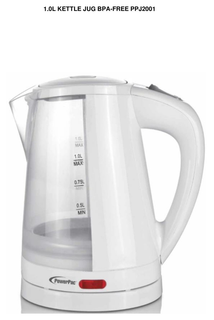 PowerPac BPA-FREE PPJ2001 User manual