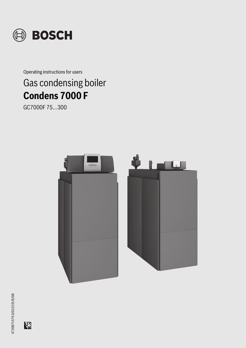Bosch Condens 7000 F Instruction Manual